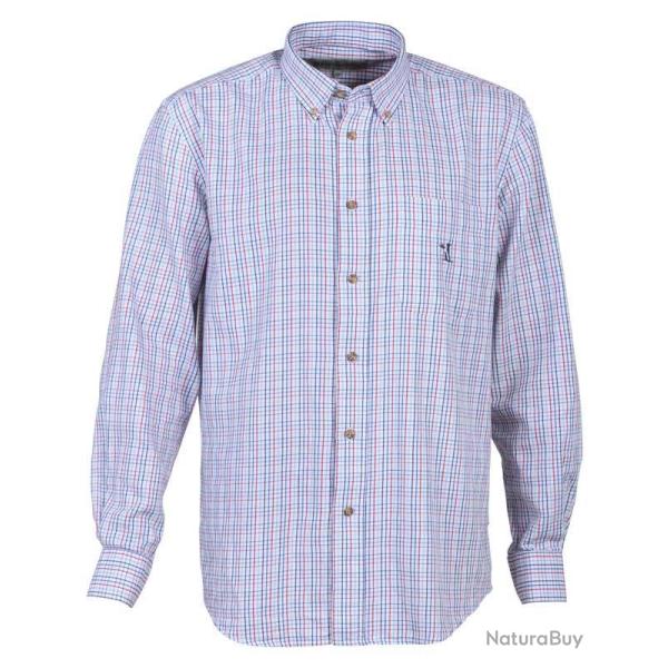 Chemise petits carreaux 2XL Rouge