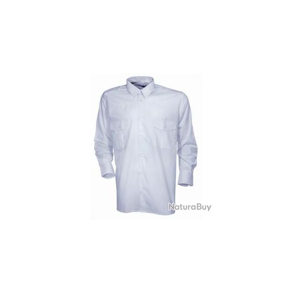 Chemise pilote 2XL Blanc