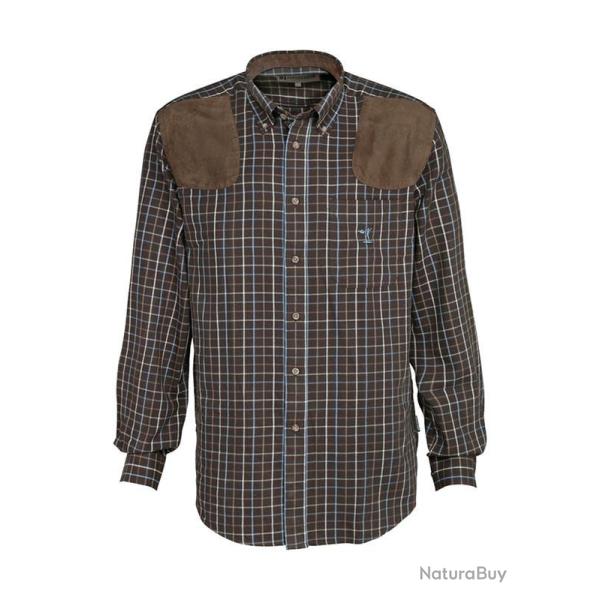 Chemise chasse sologne Marron