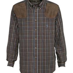 Chemise chasse sologne S Marron