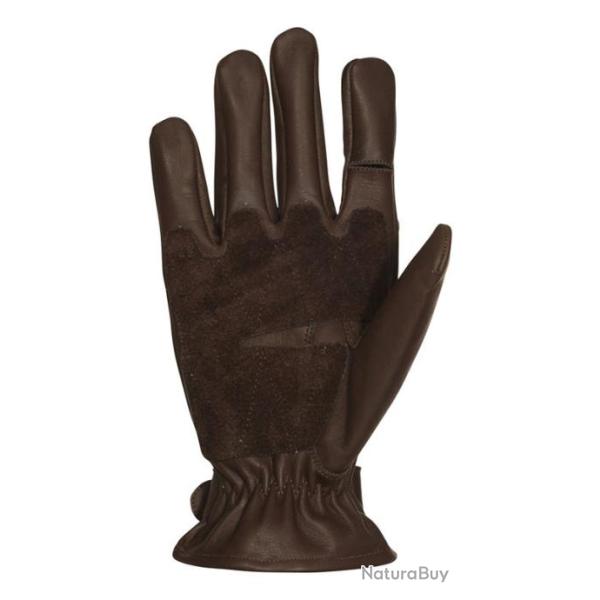 Gants chasse cuir Marron