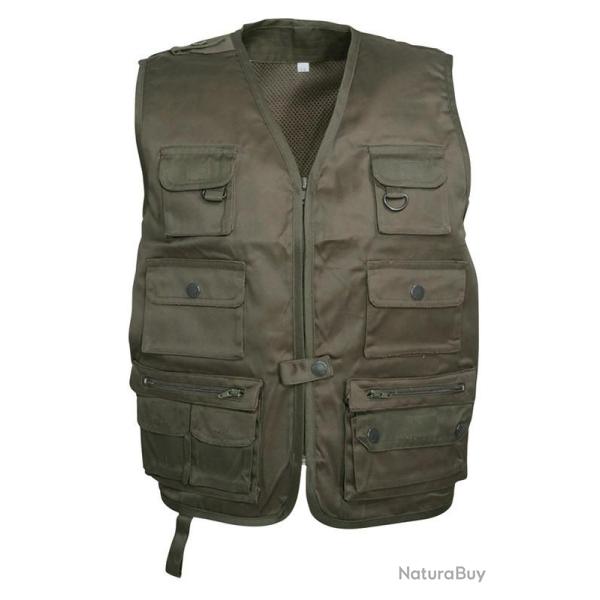Gilet reporter enfant Kaki 14A