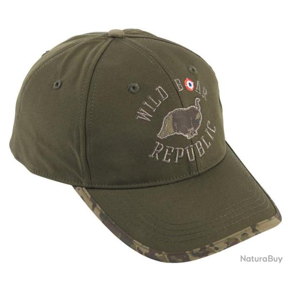 Casquette wild boar republic Kaki