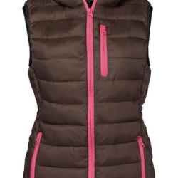 Gilet matelasse trekking femme Marron XS