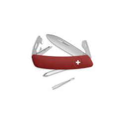 Couteaux suisses Swiza D04 Allmatt - rouge - 7,5 cm