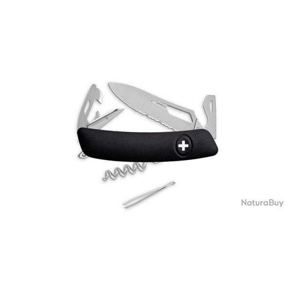 Couteaux suisses Swiza SH03 Allmatt - noir 7,5 cm