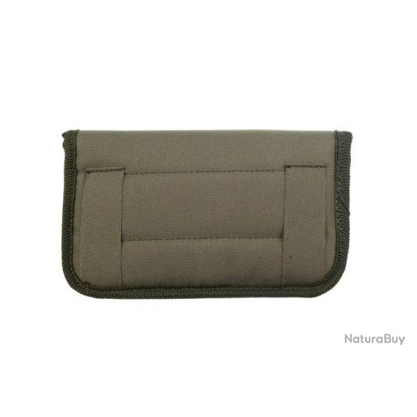 Pochette � balle genet toile verte 10 tubes ecusson sanglier