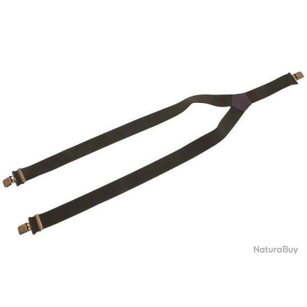 Bretelle pantalon largeur 50 mm � pince large, noire