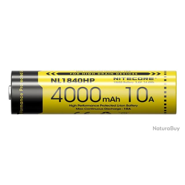 Accu Li-ion 18650 Hautes Performances 10A - Capacit� 4000mAh
