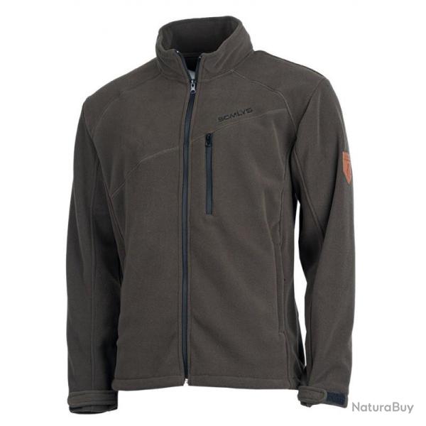 Veste de chasse polaire 350g verte Somlys