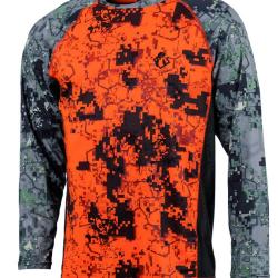 Tee shirt manches longues Digital orange Somlys