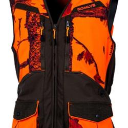 Gilet de chasse Newtek orange Somlys