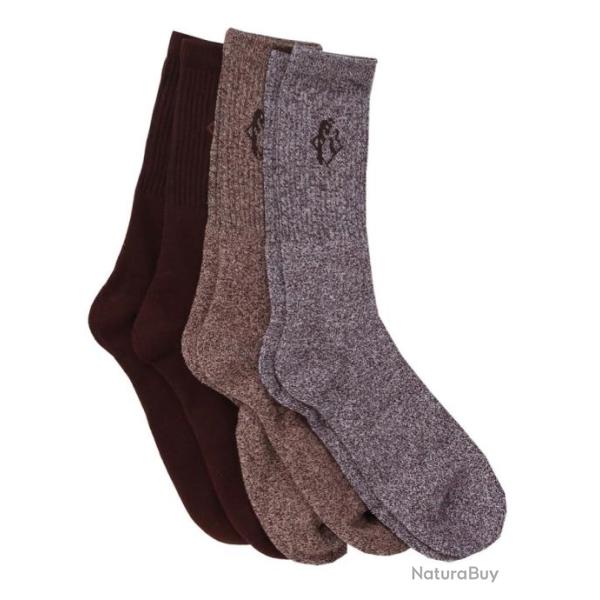 Chaussettes Confort Hunting Somlys pack de 3