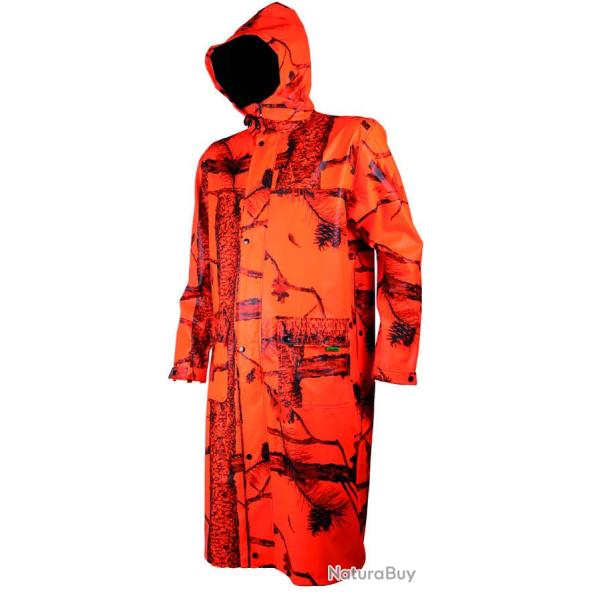 Manteau de pluie long orange Treeland