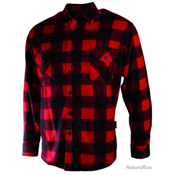 Chemise polaire rouge Treeland