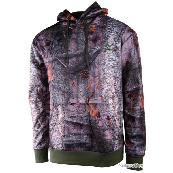 Sweat � capuche camo Forest Treeland