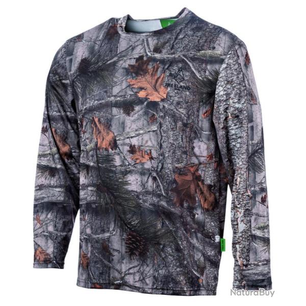 Tee shirt manches longues camo forest Treeland