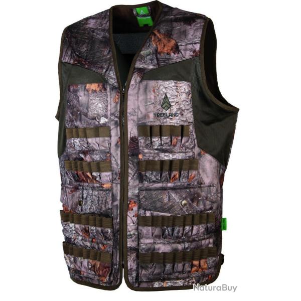 Gilet � cartouches camo forest Treeland L