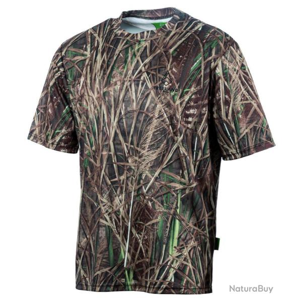 Tee shirt camo roseaux Treeland