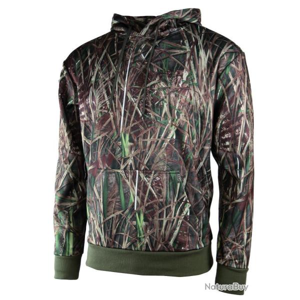 Sweat polaire camouflage roseaux Treeland