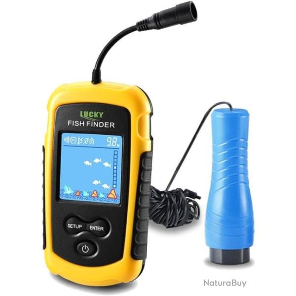 Portable Fish Finder D�tecteur de Poisson Sonar- ondeur pour la p�che sur glace surf P�che