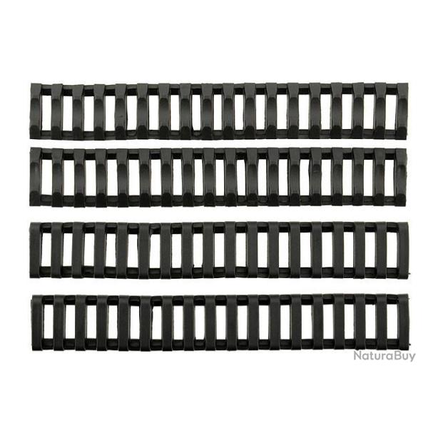 Couvre Rail Type Ladder Gomme ( pack de 4) - Noir - DUKE