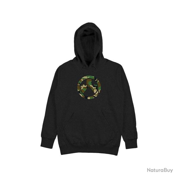 MAGPUL� WOODLAND CAMO ICON HOODIE BLACK XL
