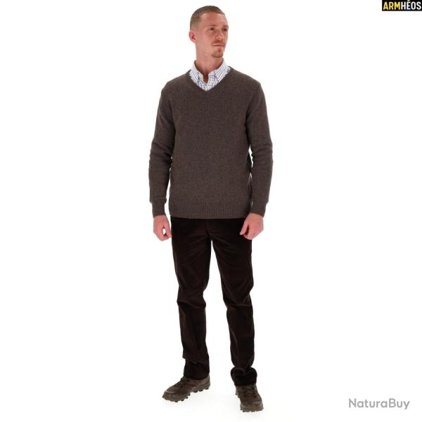 LOVERGREEN PULL LAMBSWOOL COL V MARRON