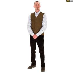 LOVERGREEN GILET CUIR LANDES BRONZE