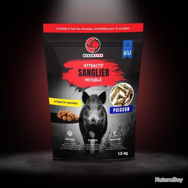 BLACK FIRE INVISIBLE POISSON SACHET