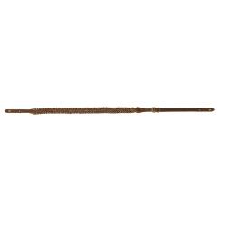 COUNTRY SELLERIE BRETELLE FUSIL CRO&Ucirc;TE DE CUIR TRESS&Eacute;E 7 BRINS