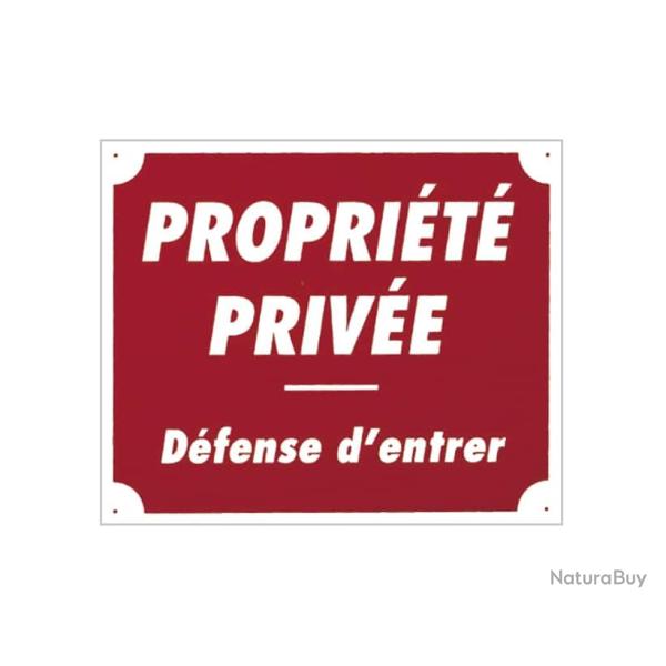 PANNEAU AKILUX ''PROPRI�T� PRIV�E'' 30 X 25 CM