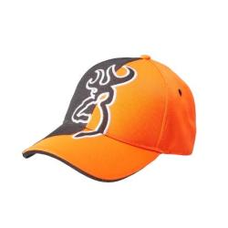 BROWNING CASQUETTE HALF BLAZE NOIRE/ORANGE