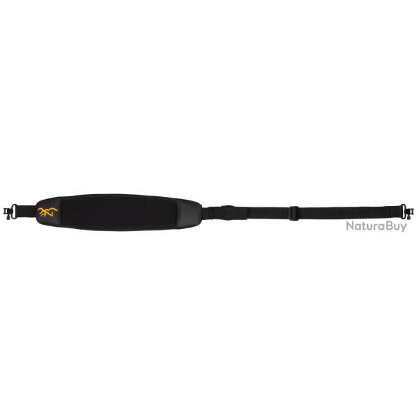 BROWNING BRETELLE NEOPRENE SLING NOIRE - BIG GAME avec grenadi�res d�tachables