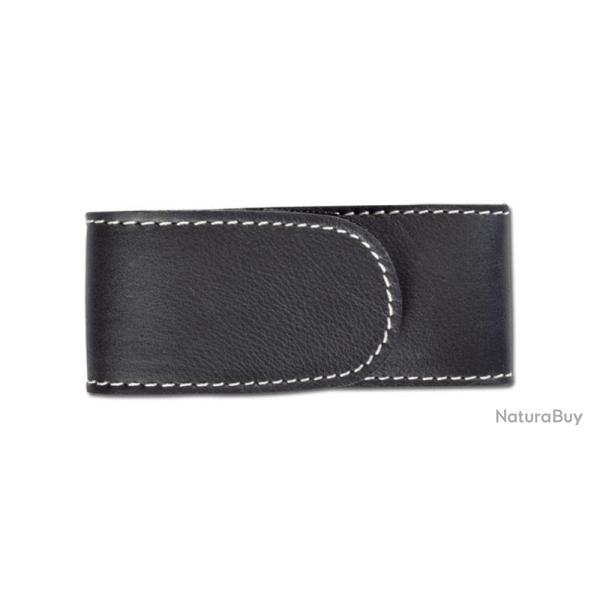 PIELCU ETUI CUIR DOUBL� NOIR 130x58x28MM