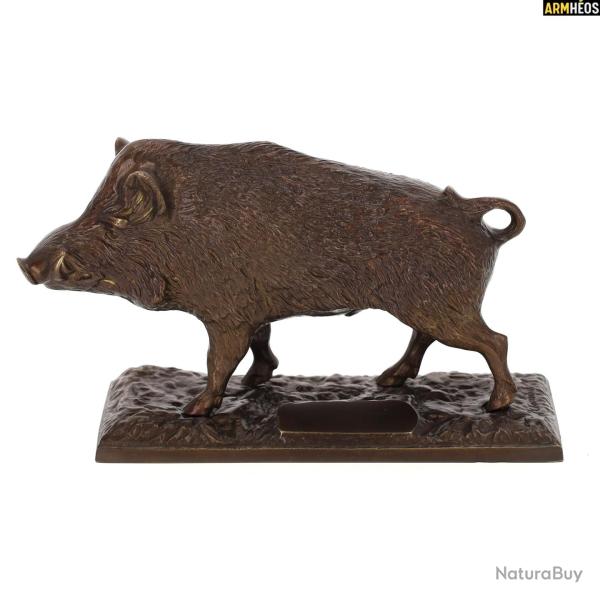 LOVERGREEN BRONZE SANGLIER AVEC LA QUEUE RETOURN�E