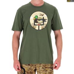 T SHIRT ENFANT KAKI CANARD