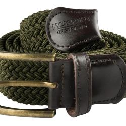 Ceinture &eacute;lastiqu&eacute;e tress&eacute;e Jack Pyke - Ceinture Olive
