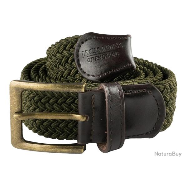 Ceinture �lastiqu�e tress�e Jack Pyke - Ceinture Olive
