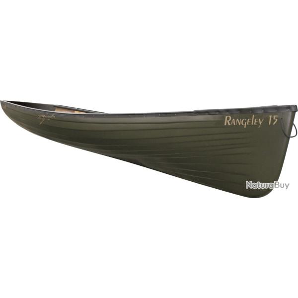 Cano� chasse/p�che ESQUIF Rangeley 15' (4,57 m), olive, trois bancs, motorisable 6 CV, homologu� CE.