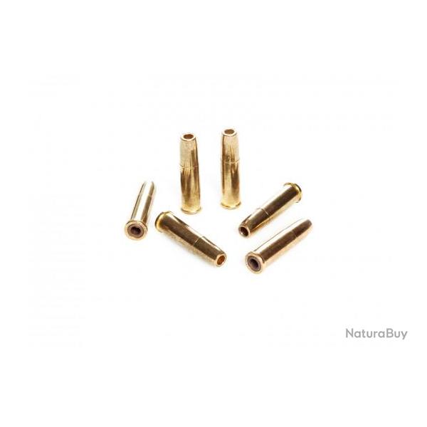 6 Fausses douilles 4.5 mm � plomb pour revolver Schofield et carabine Barra