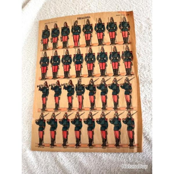 Imagerie d'Epinal N�132 ��brigadier�� Dragons