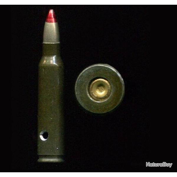 5.56 x 45 FAMAS  - RARE exp�rimentale tra�ante France de 1974 - �tui acier sans marquage - Le Mans