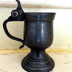 Pichet en &eacute;tain ancien