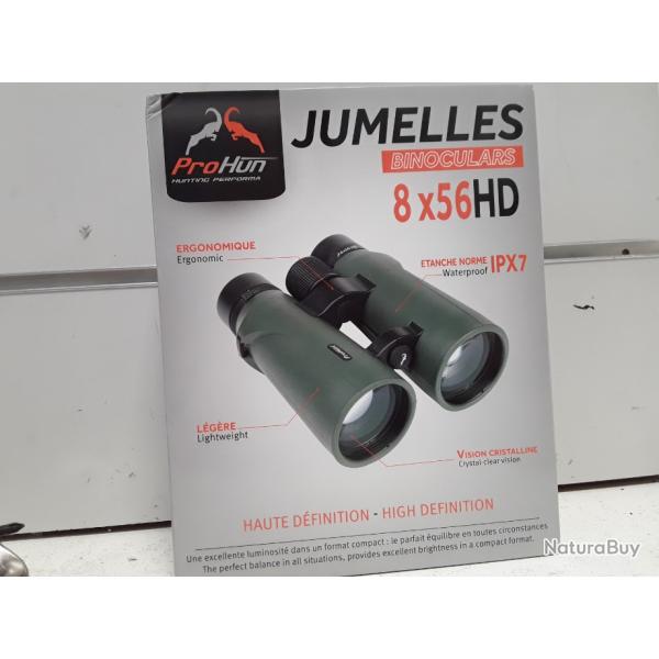 Jumelles Prohunt 8x56 HD