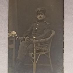 Carte photo soldat Prussien guerre 14/18