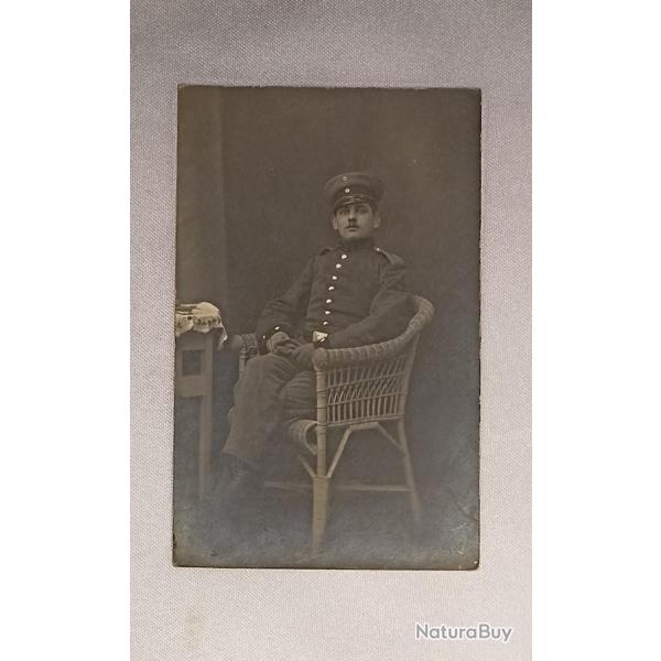 Carte photo soldat Prussien guerre 14/18