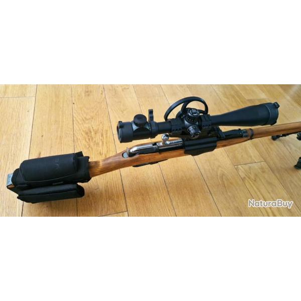 Rail lunette haut + collier monobloc - Mosin Nagant