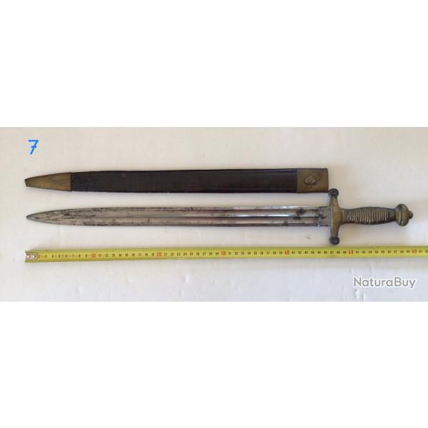 FRANCE XIX si�cle - GLAIVE DE CANTINIERE ou POMPIER mod�le 1831/1855�.#7