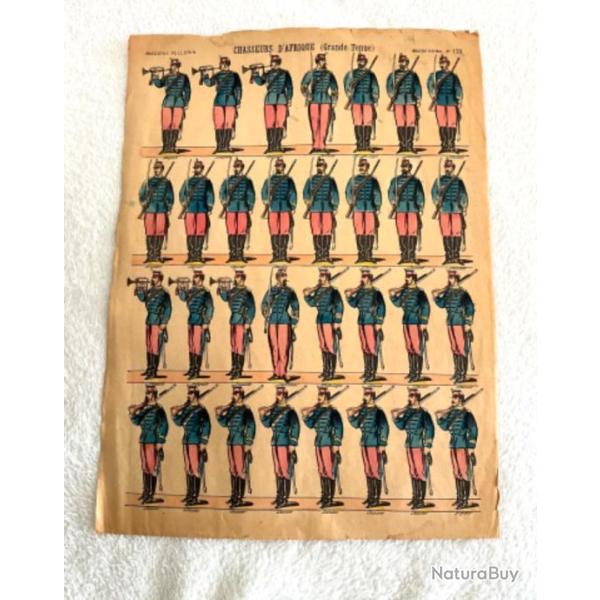 Image d'Epinal �chasseurs d'Afrique�� ( grande tenue) N�129